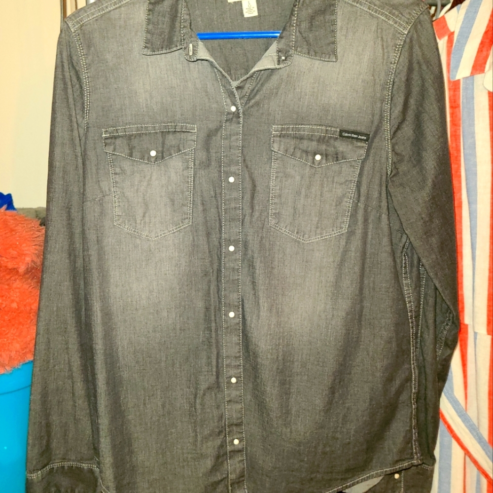 Calvin Klein button up shirt